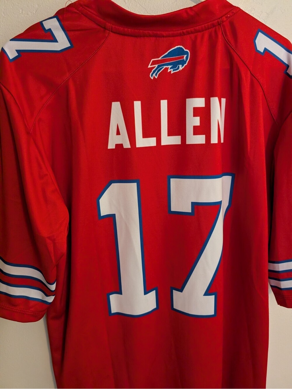 Nike Josh Allen Buffalo Bills Jersey #17 Red NFL Game 3XL XXL Bills Mafia - Picture 9 of 9